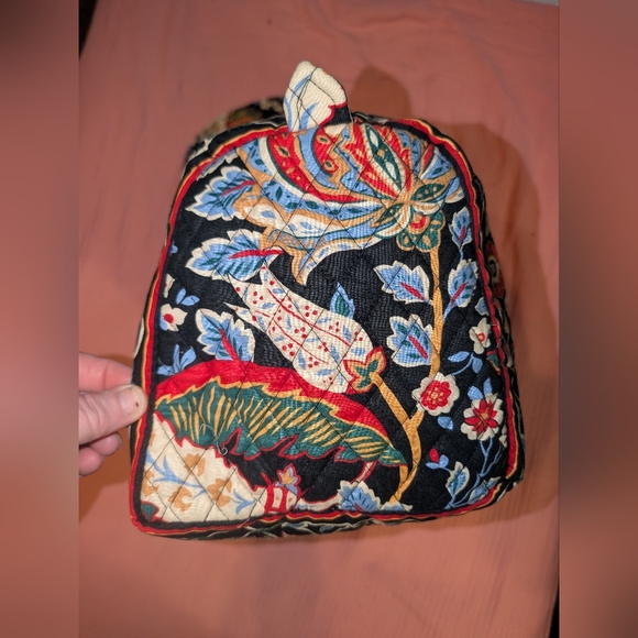 Vera Bradley Duffle Travel Bag Retired Versailles Winter 2010 Quilted Weekender - Picture 4 of 9